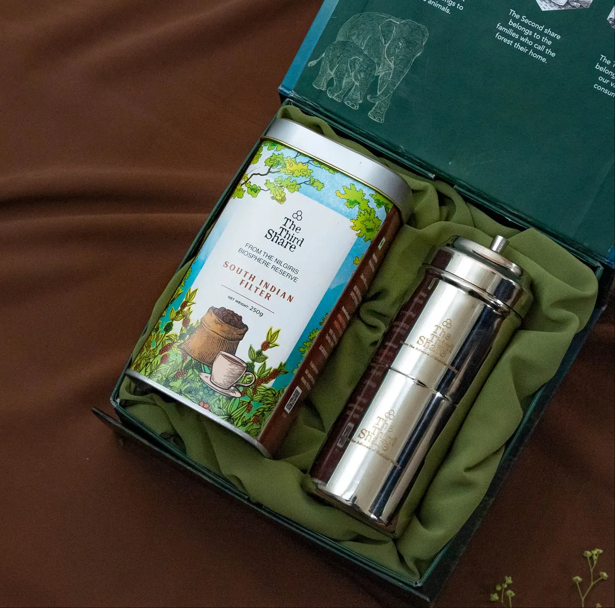 The Nilgiri Brew filter coffee gift box