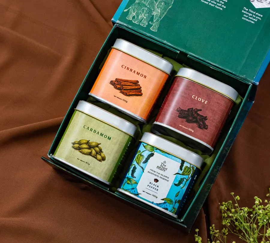 The Spice Trail Nilgiri spice gift set