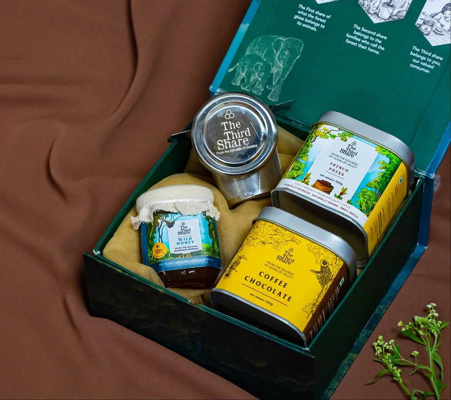 The Hidden Bean coffee gift hamper